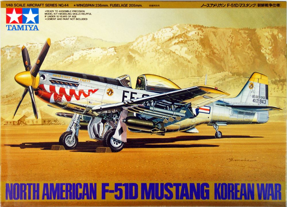 1/48 North American F-51D Mustang korean war