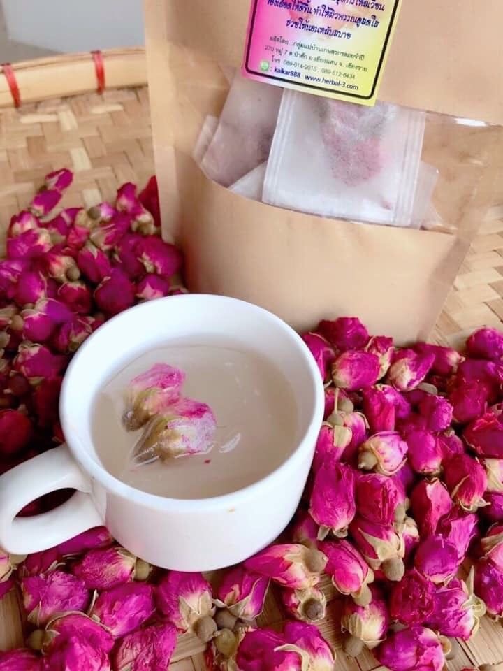 ชากุหลาบ (ดอกซองชง) พิเศษ 1 แถม 1