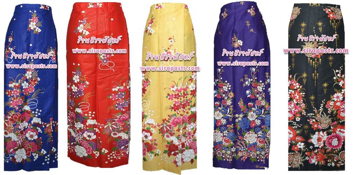 ผ้าถุงป้ายข้าง A1 มาเลเซีย/ภาคใต้ ขนาดเอวใส่ได้ถึง 30/32 นิ้ว (*ตามรายละเอียดสินค้าในหน้าฯ)