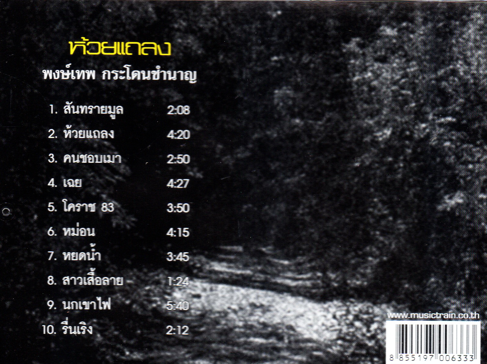 CD,พงษ์เทพ กระโดนชำนาญ ชุด ห้วยแถลง (Pongthep Kradonchamnarn)(แผ่นหายาก)