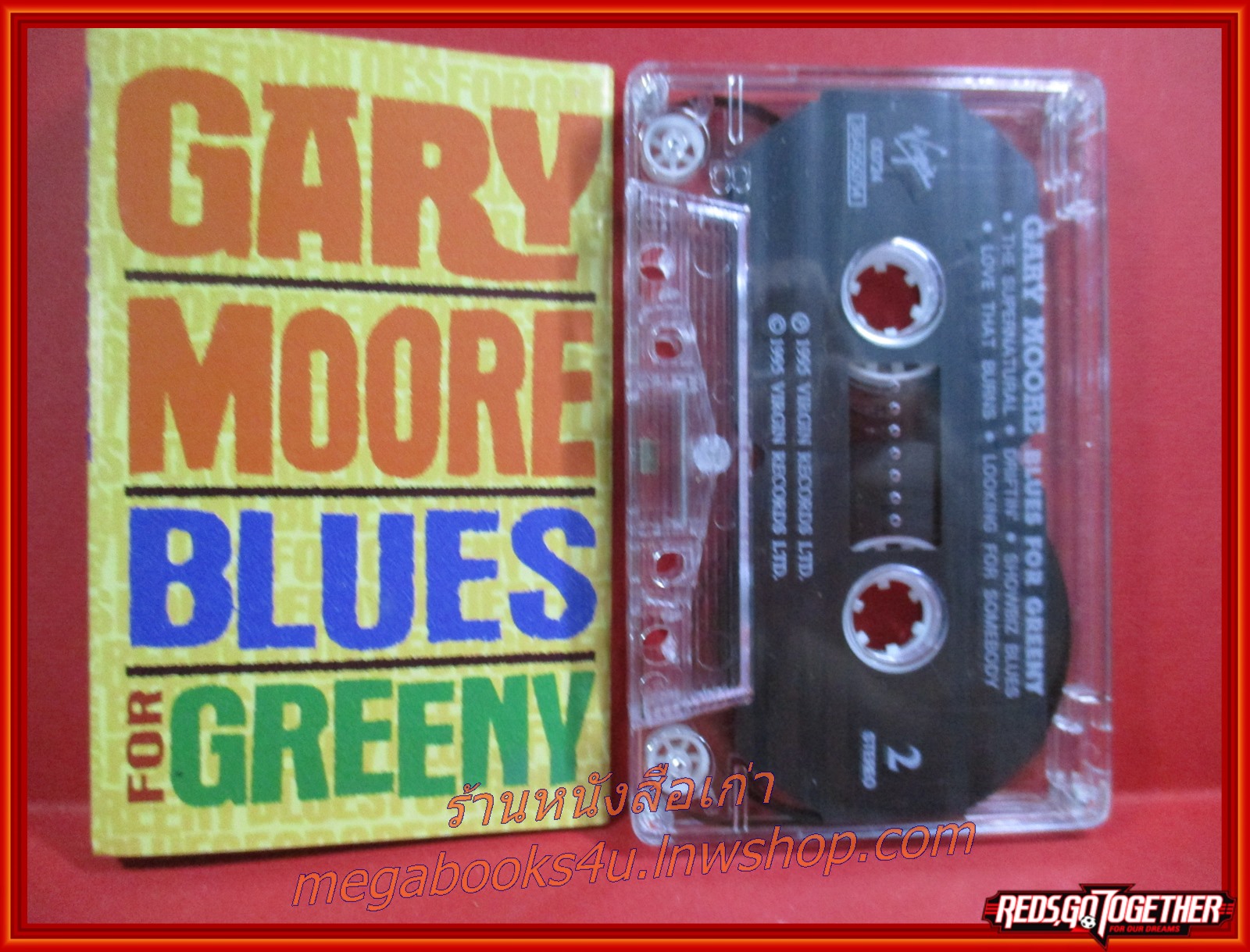 เทปเพลงสากล GARY MOORE อัลบั้ม BLUE FOR GREEN