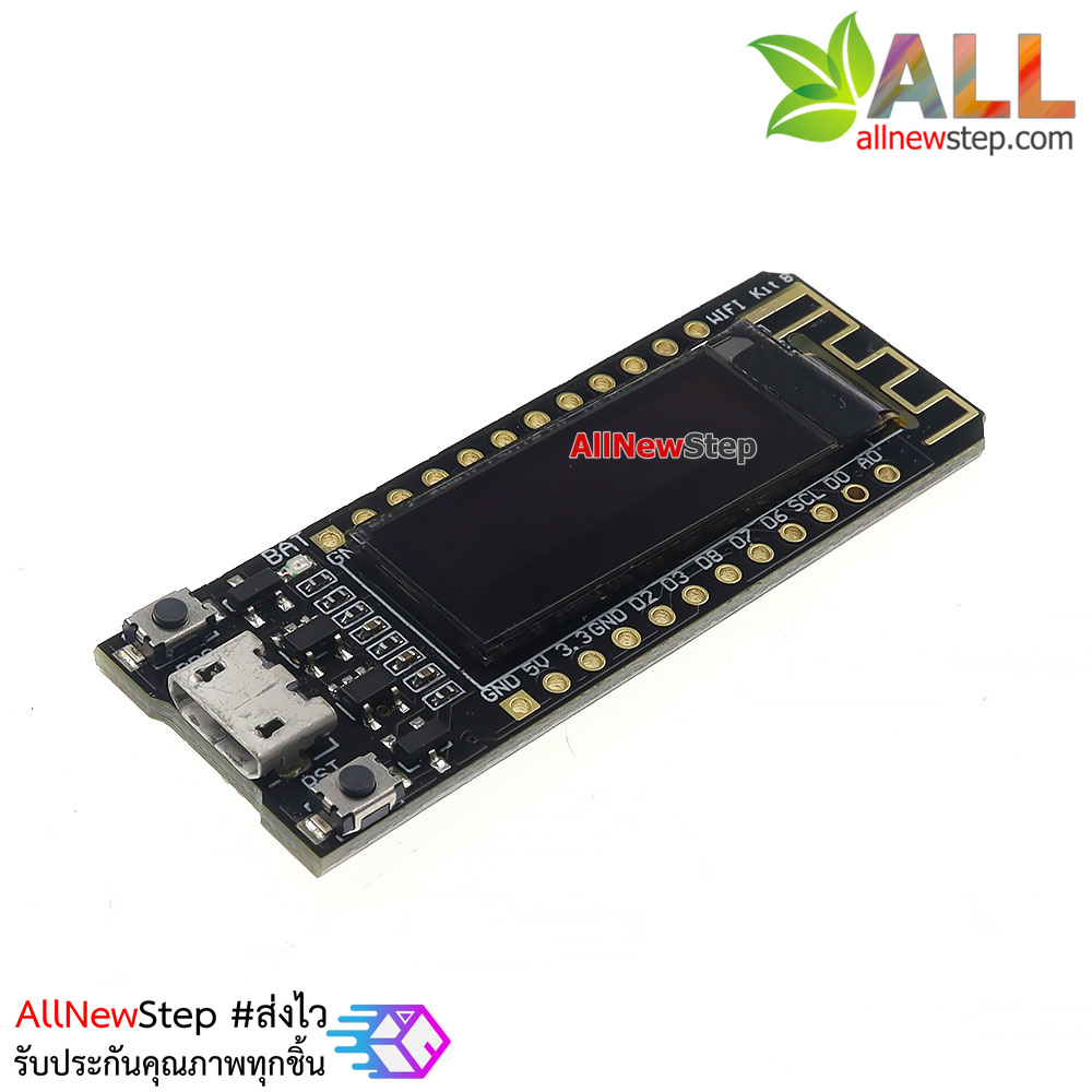 โมดูล TTGO ESP8266 OLED nodemcu พร้อมจอ OLED ขนาด 0.91 นิ้ว
