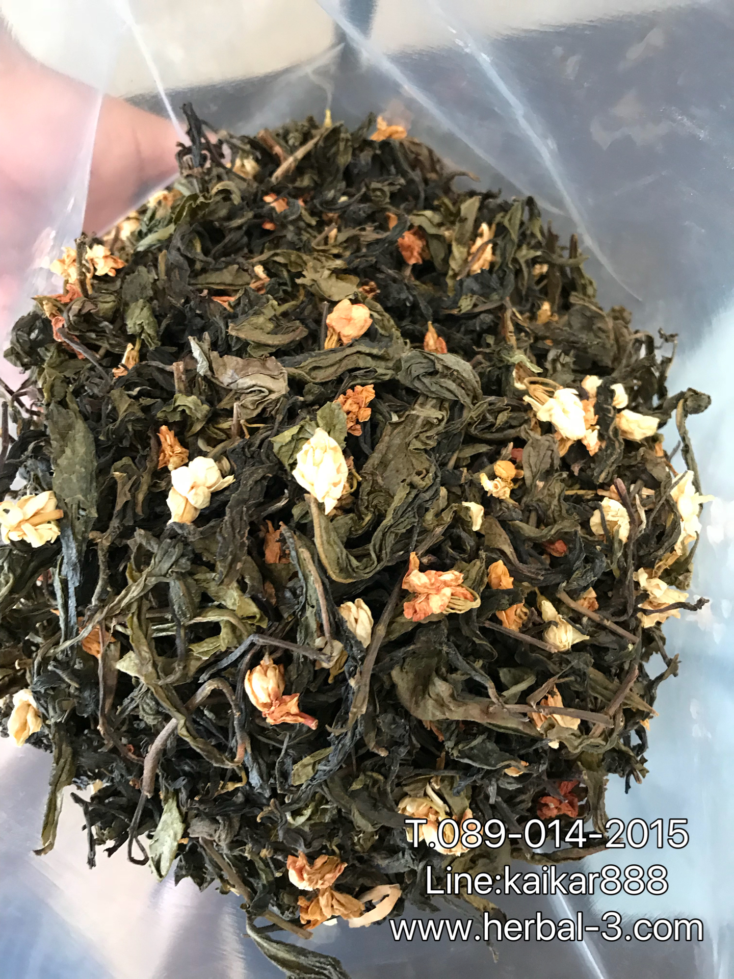 ชาอู่หลงมะลิ (ชนิดใบตรงธรรมชาติ) 1กก