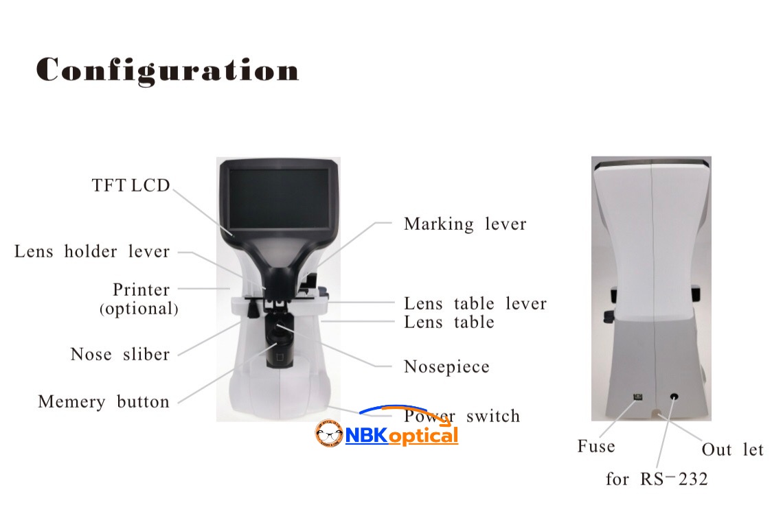 เครื่องเช็คเลนส์ออโต้JD2600 D