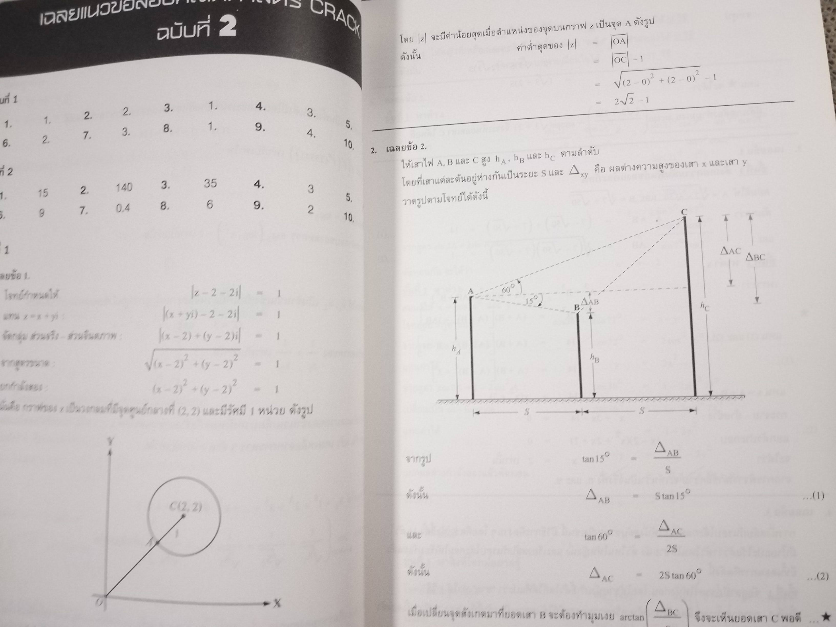 CRACK แนวข้อสอบวิชาคณิตสาสตร์เพื่อสอบ · ผู้เขียน: ณัฐ อุดมพาณิชย์
