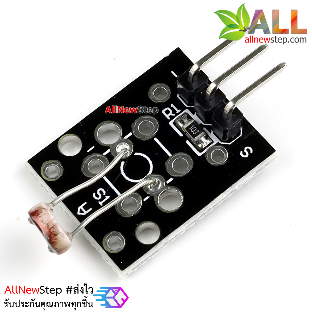 LDR Photoresistor module for Arduino KY-018 เซนเซอร์แสง - ArduinoAll ...