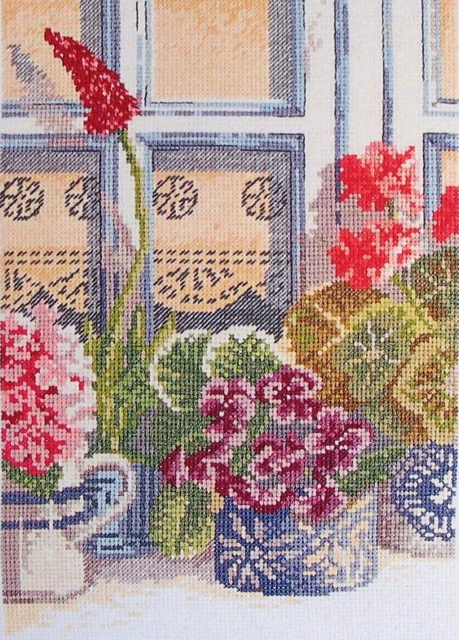 DMC ชุดปัก Window with Violets