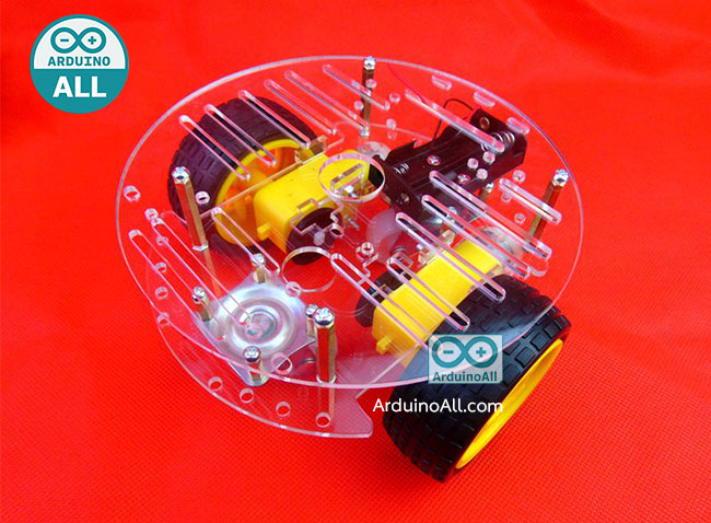 2WD Smart Car Chassis 2 ชั้น