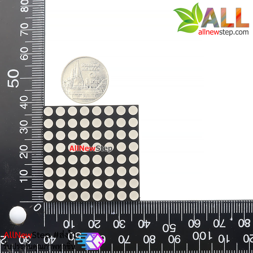 led 8x8 สีแดง 1588BS led dotmatrix 3.75mm