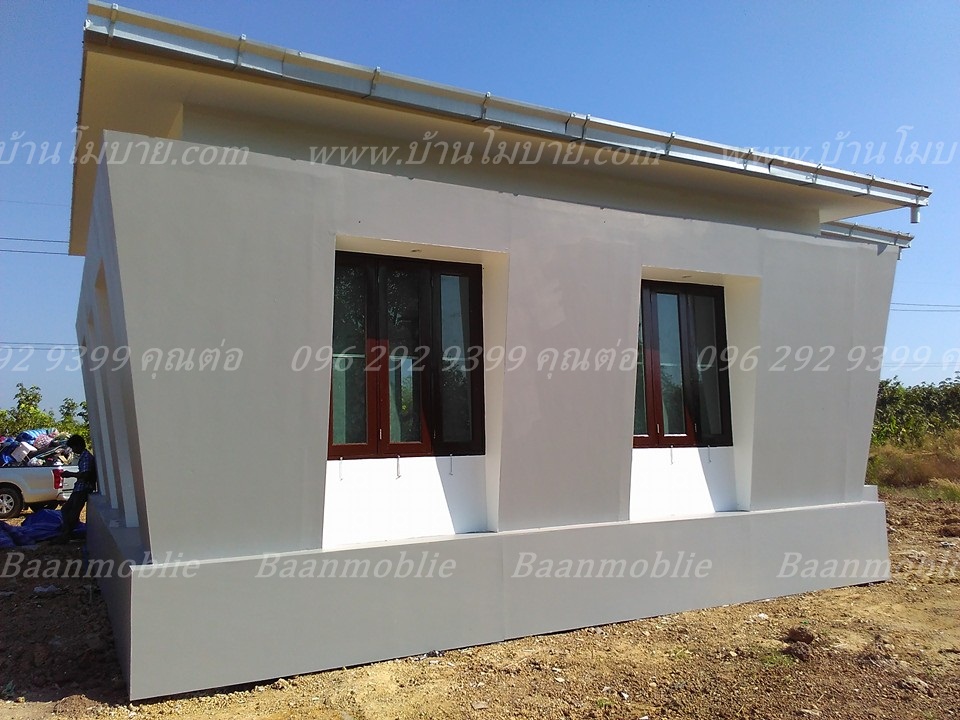 บ้านโมเดิร์นขนาด 8*7.5 ระเบียง 1.5*5 เมตร (3ห้องนอน 2ห้องน้ำ 1ห้องนั่งเล่น 1ห้องครัว)