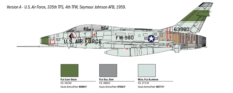 1/72 F-100F SUPER SABRE