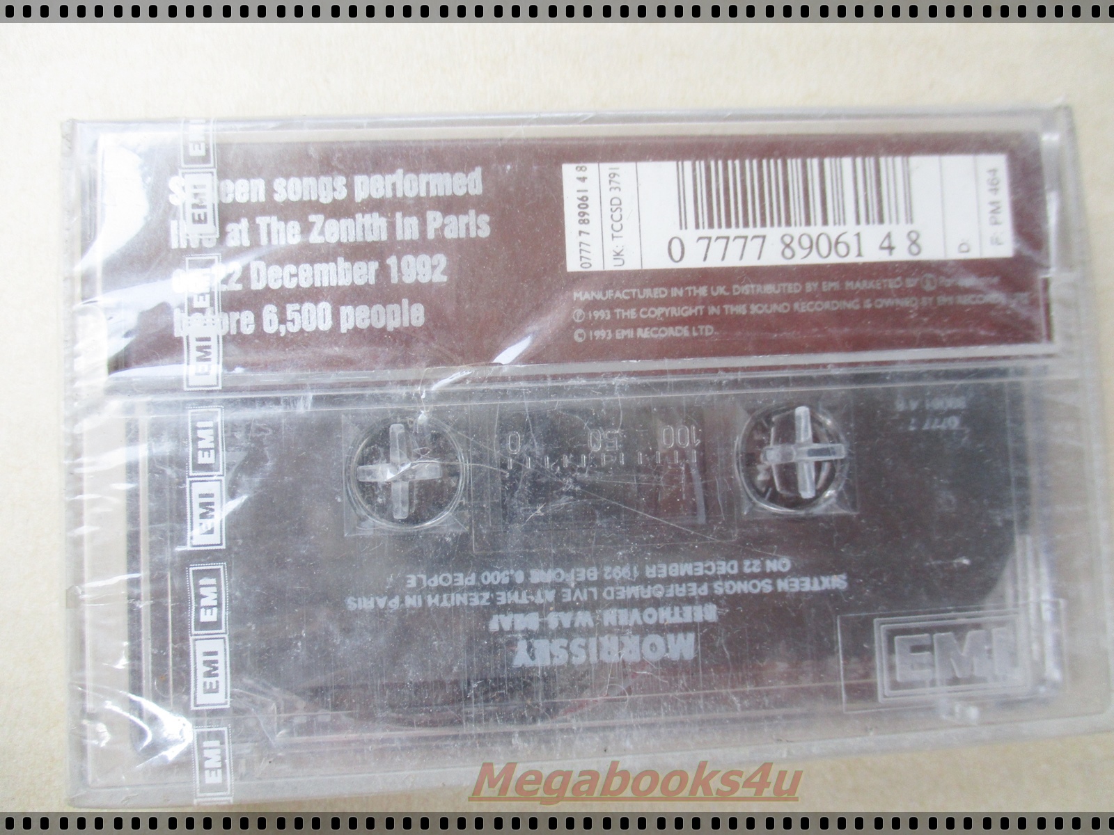 ขายเทปเพลงสากลเก่า Morrissey - Beethoven Was Deaf มือ1ในซีล