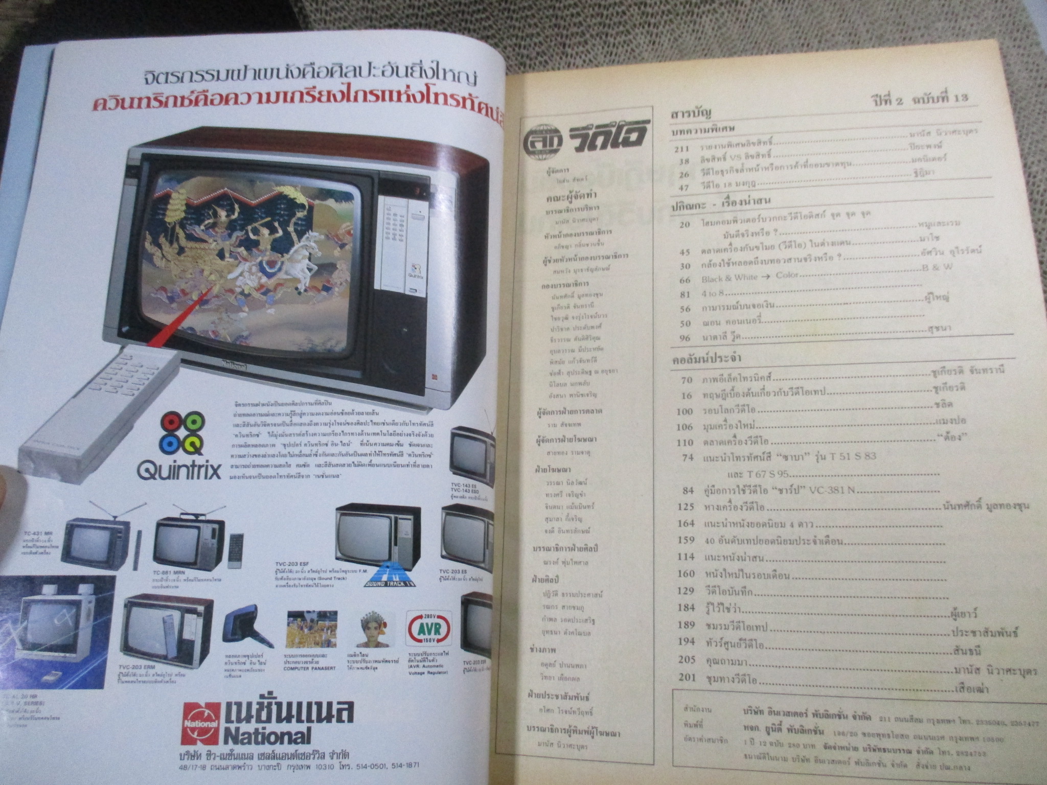 นิตยสาร โลกวีดีโอ ฉบับ13