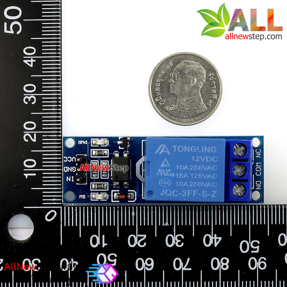 Relay 12V 1 ช่อง แบบ Active Low