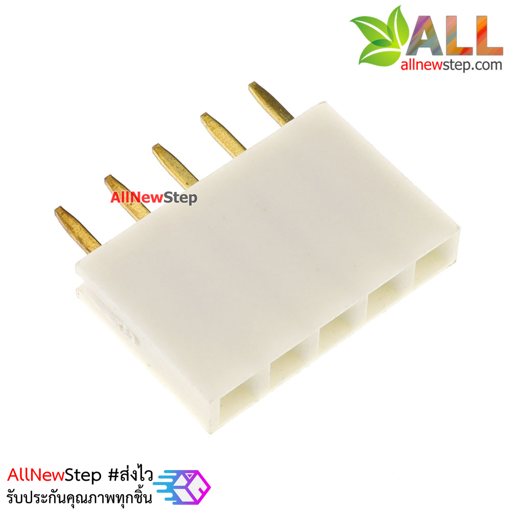 Pin header Female Header Single Row 2.54mm 5p Pin1x5 สีขาว