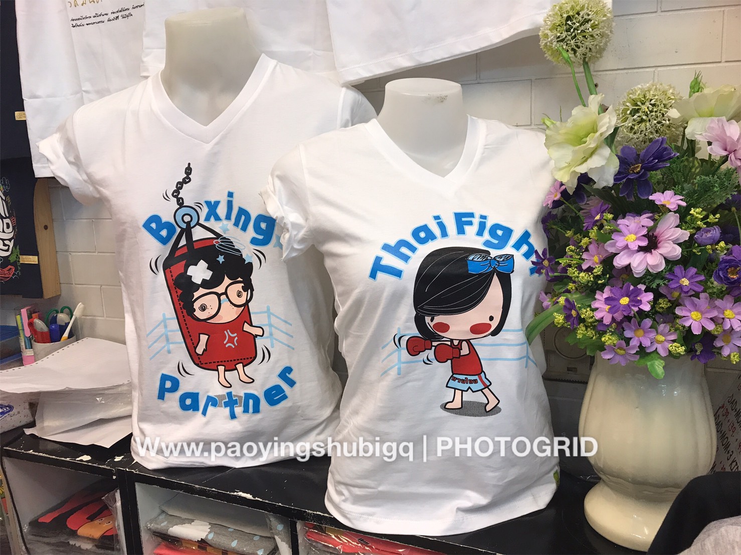 New เสื้อคู่รัก thai fight
