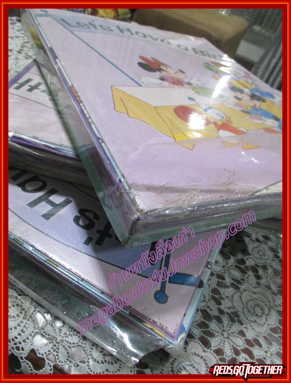 หนังสือเสริมทักษะภาษาอังกฤษ การ์ตูนดิสนีย์ Walt Disney WORLD OF ENGLISH ชุด FUN WITH WORDS ครบชุด2เล่ม พร้อมโปสเตอร์ (สินค้ามีตำหนิ)