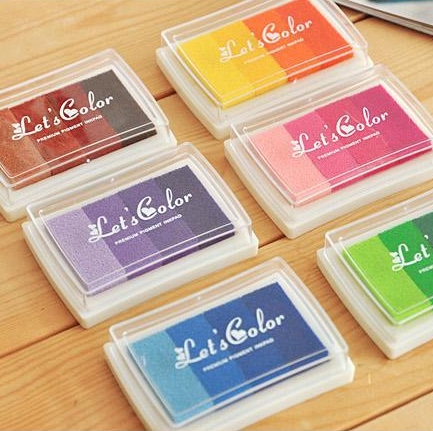 หมึกปั้มตรายาง Craft Lnk Pad หมึกน้ำมัน สีสลับ
