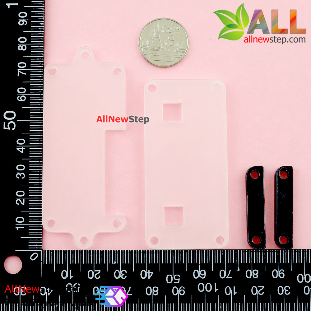 กล่อง Micro:bit Case สำหรับบอร์ด Micro bit Acrylic shell สีดำ