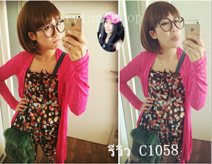 C1058 วิกผมสั้น หน้าม้าตรง ทรงน่ารักมากคะ