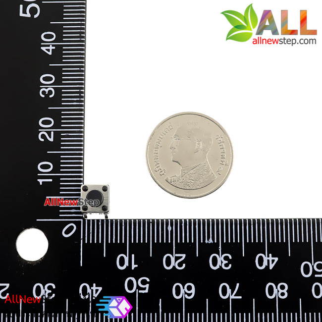 ไมโครสวิตช์กดติดปล่อยดับแบบ 4 ขา micro switch touch switch button switch จำนวน 5 ชิ้น