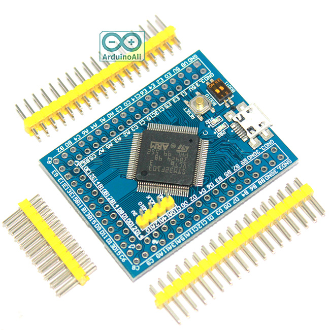 STM32F103VCT6 Mini STM32 cortex-M3 32bit Clock 72Mhz Flash 256K RAM 48K for Arduino Compatible