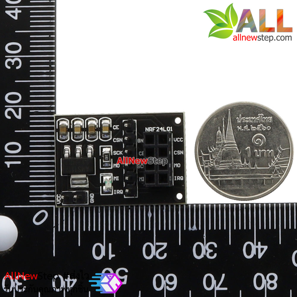NRF24L01 Adapter 3.3V Wireless Module บอร์ดแปลงไฟสำหรับ โมดูลไร้สาย NRF24L01