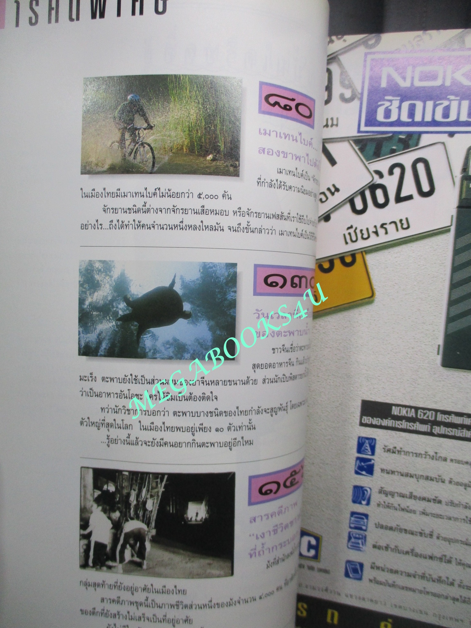 นิตยสารสารคดี ฉบับที่123 พฤษภาคม 2538 เมาเทนไบค์,ตะพาบน้ำ,ม้งอพยพ,จังหวัดฉะเชิงเทรา