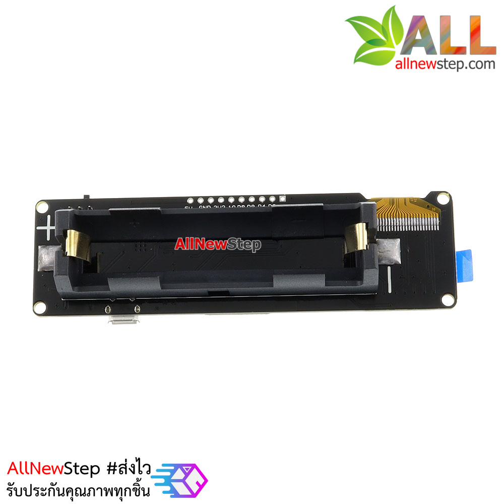 NodeMCU WeMos ESP8266 built-in 0.96 นิ้ว OLED+ Charger 18650 บอร์ด NodeMCU + OLED + วงจรชาร์แบต 18650