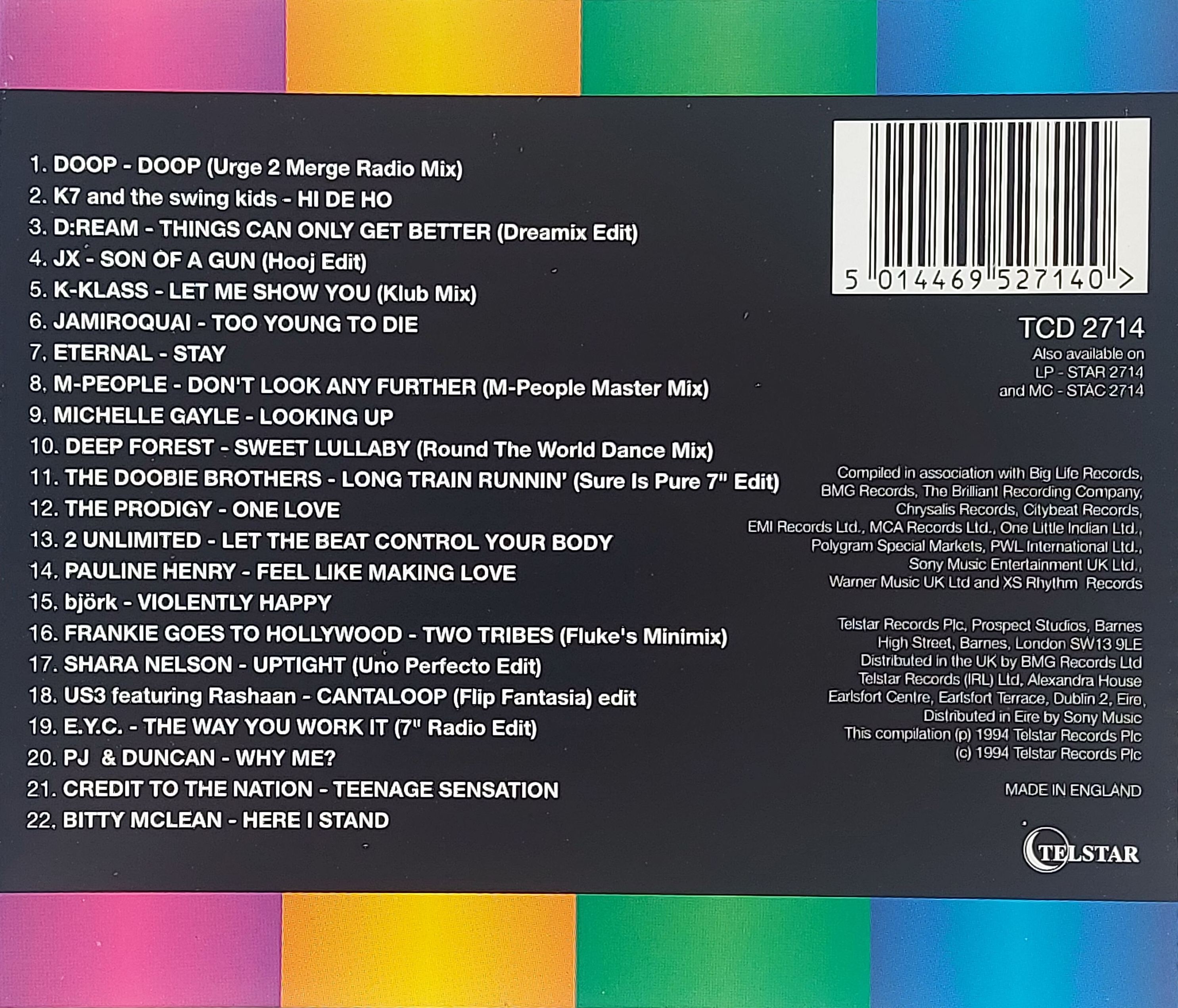 Used CD,100% Dance 4 (B)(Various Artists)(1994)(UK)