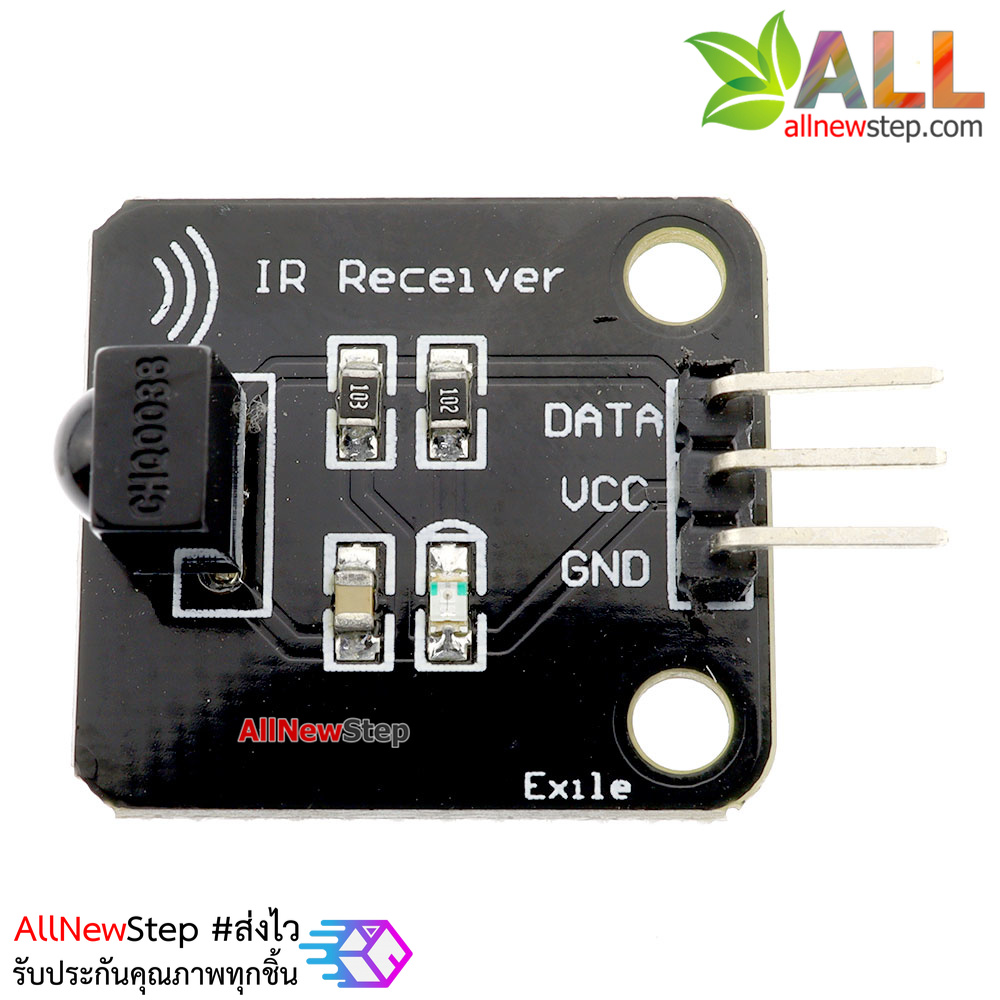 Building blocks digital 38KHz infrared receiver sensor module for Arduino