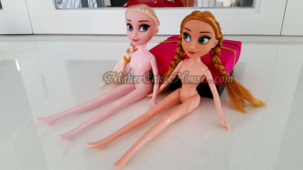 ตุ๊กตา Frozen แต่งหน้าเค้ก