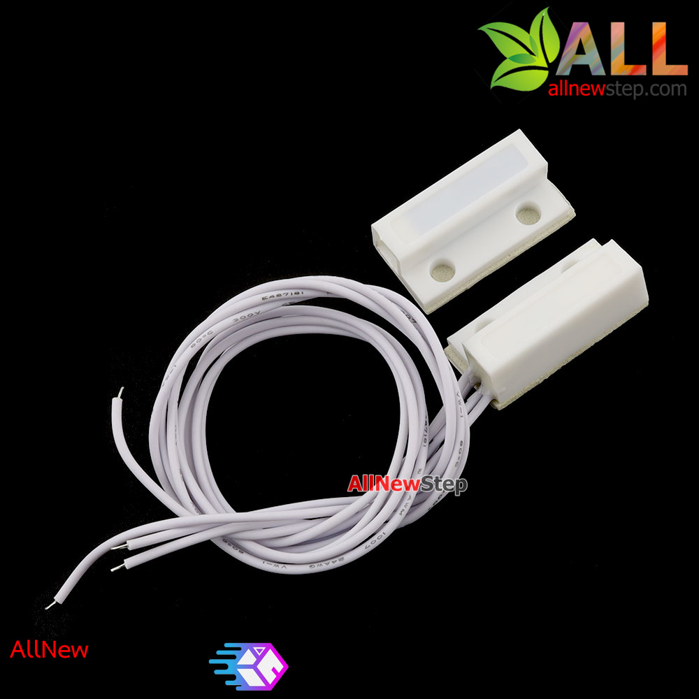 Magnetic Door Switch สวิตช์แม่เหล็ก สำหรับติดเซนเซอร์ สวิตช์ประตู สวิตช์หน้าต่างกันขโมย door manetic switch