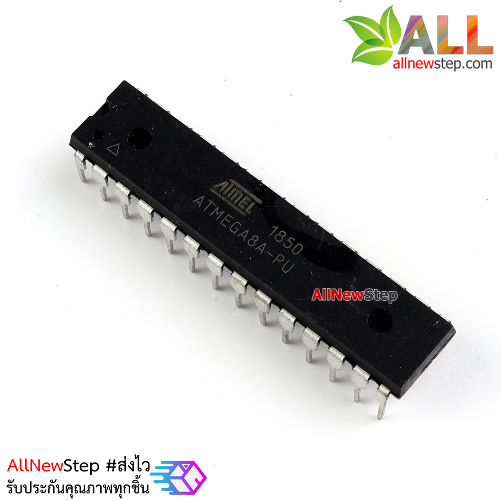 IC ATMEGA8 for Arduino(Arduino-Compatible) สุดคุ้ม Atmega8-16PU 16Mhz พร้อม Atmega8 Bootloader