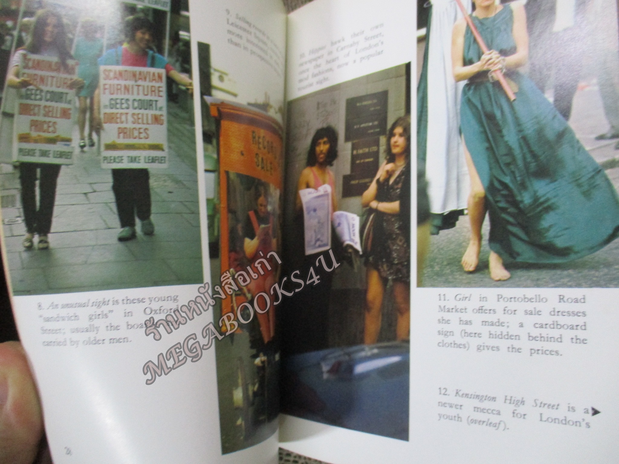 หนังสือภาษาอังกฤษ ประวัติ สถานที่ ของ ลอนดอน LONDON SWINGERS AND SQUARES BY YUMIKO KIYOMIYA