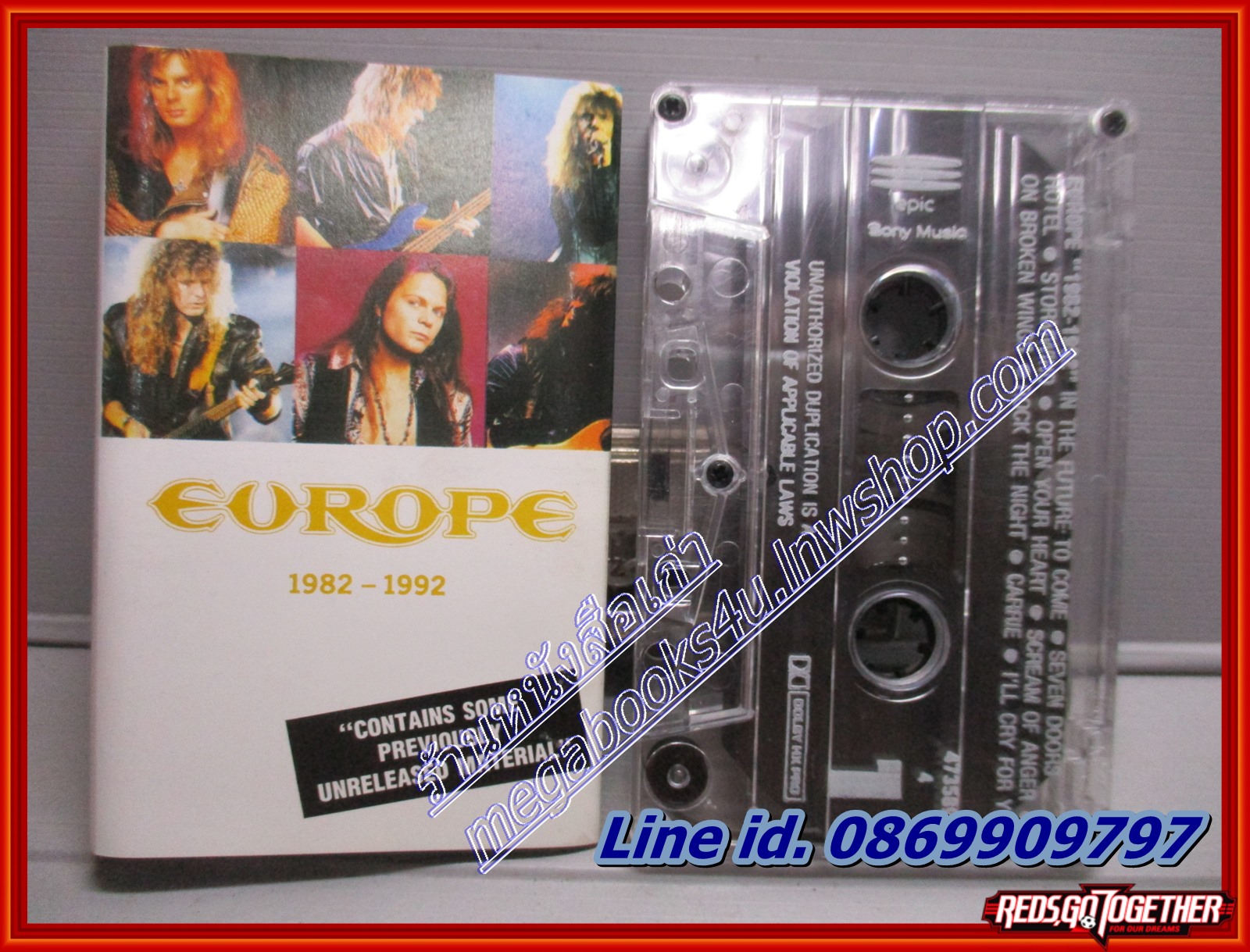 เทปเพลงสากล EUROPE อัลบั้ม 1982-1992