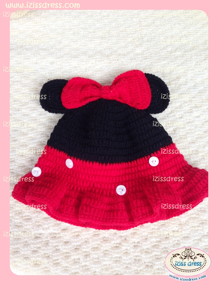 ***พร้อมส่ง***หมวกไหมพรมมินนี่ minie มีระบาย เหมาะสำหรับเด็กอายุตั้งแต่แรกเกิด-5 ปีค่ะ