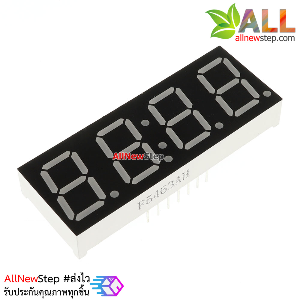 7 Segment 0.56 นิ้ว 4 digit clock Red ไฟ 7 segment 0.56 4 หลัก สีแดงพร้อมจุดนาฬิกา แบบไฟลบร่วม 5463AH