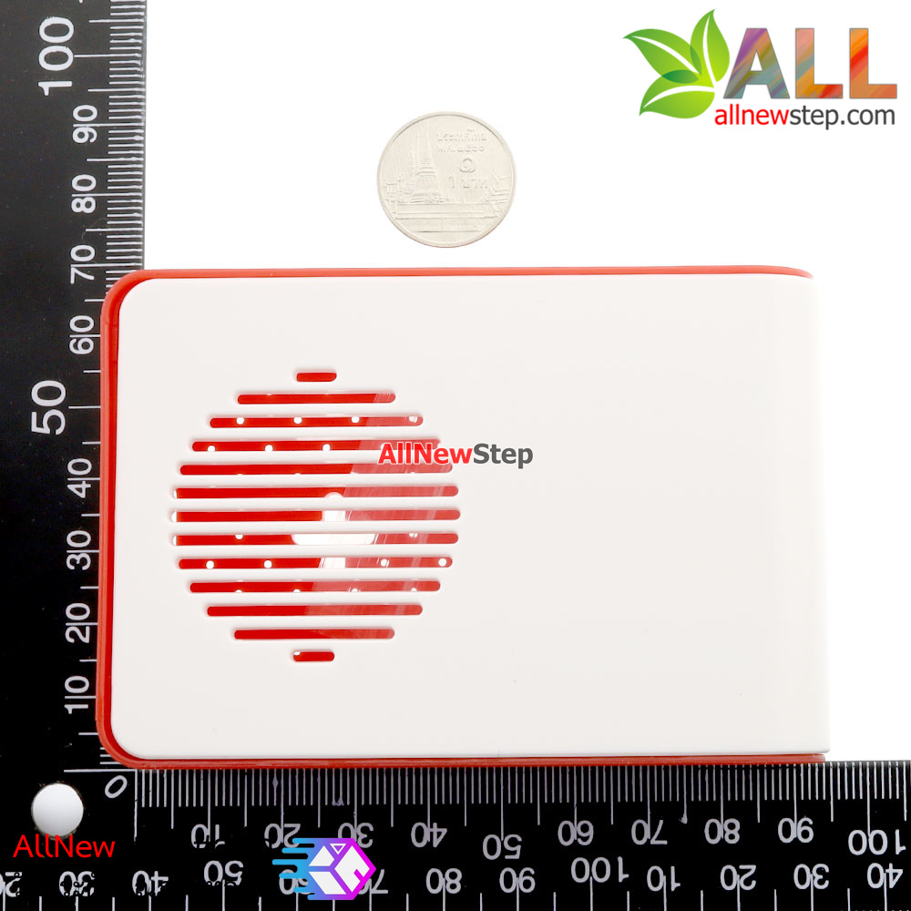 กล่องเคส Raspberry Pi 4 4B cooling fan injection molding ABS protective shell box สีแดง