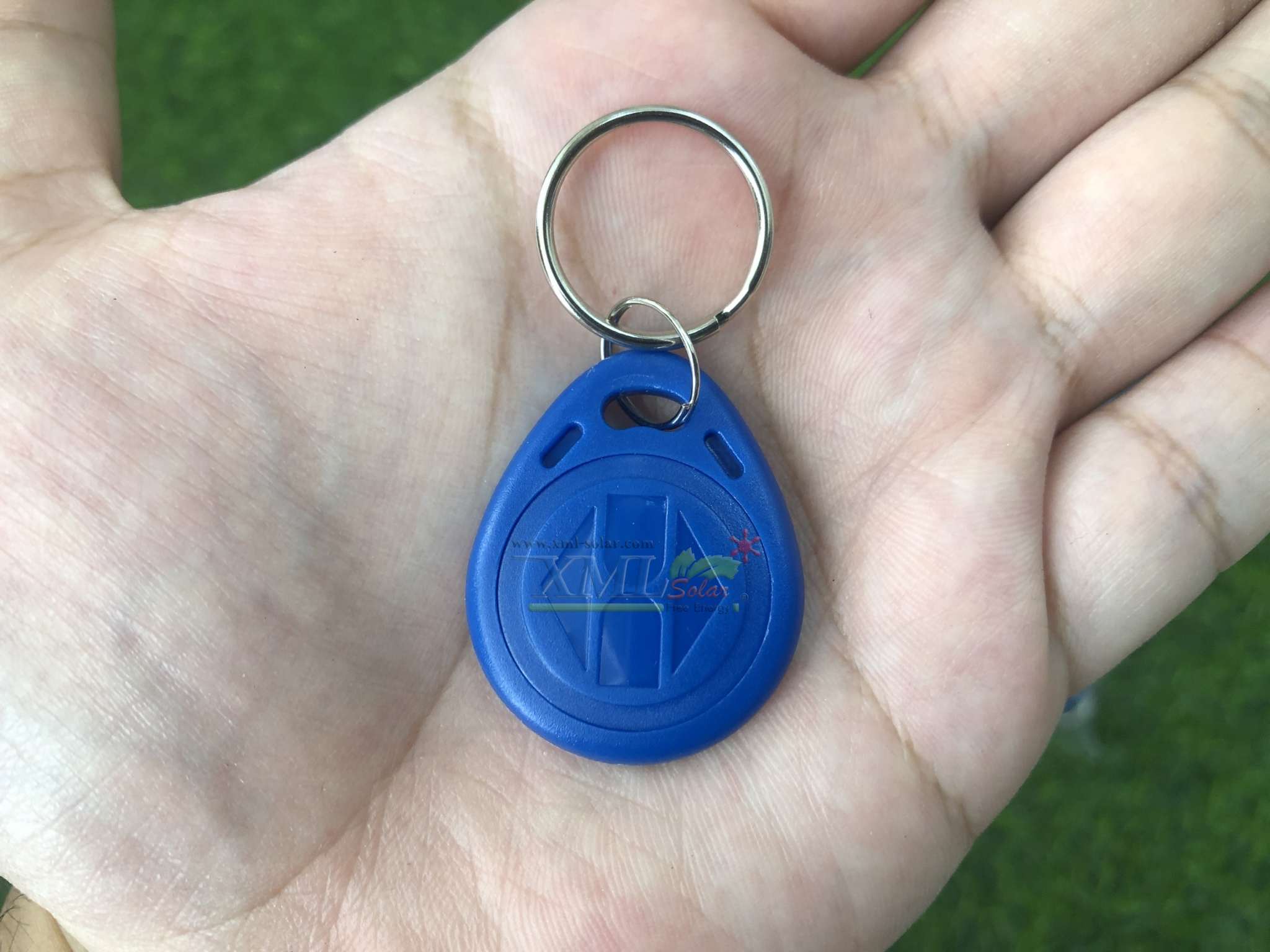 พวงกุญเเจคีย์การ์ด Keytag (Proximity 125Khz.) (เเบบหยดน้ำ ยี่ห้อ mango)(สีน้ำเงิน)
