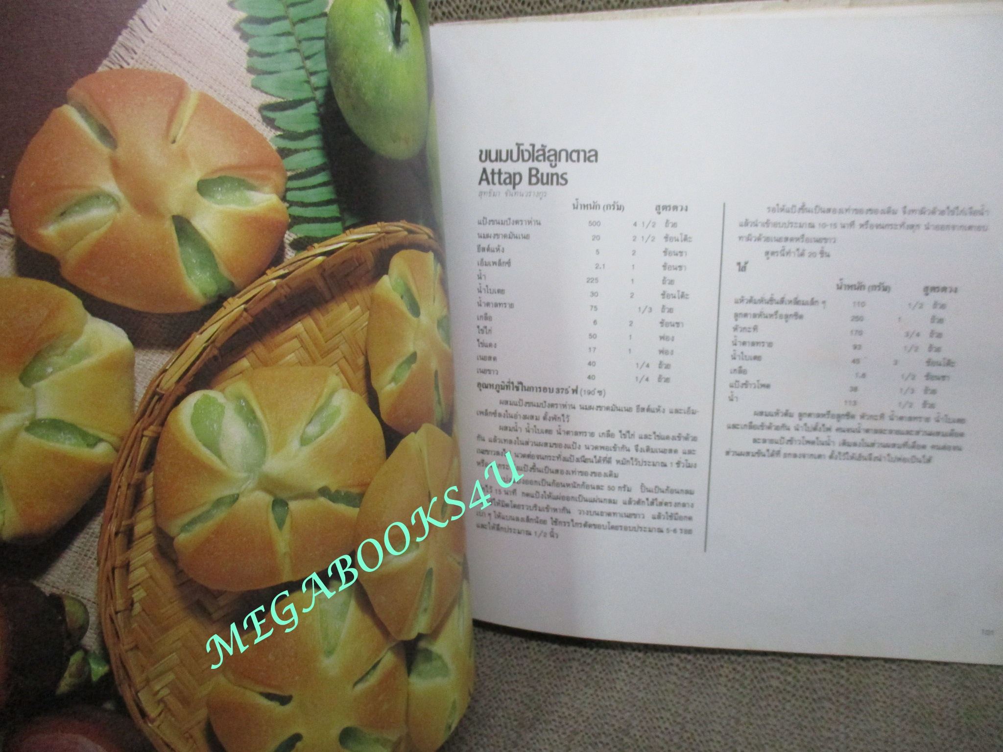 หนังสือ ตำราทำขนมจากแป้งสาลี ฉบับรวมเล่ม 1-2 และ เล่ม3 โดยบริษัท ยูไนเต็ดฟลาวมิลล์ จำกัด (ปกแข็ง)