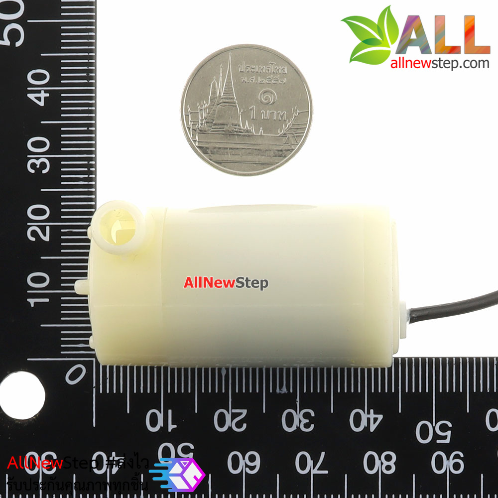 ปั๊มน้ำ USB ขนาดเล็ก 3-5V Silent pump mini micro water pump สีขาว
