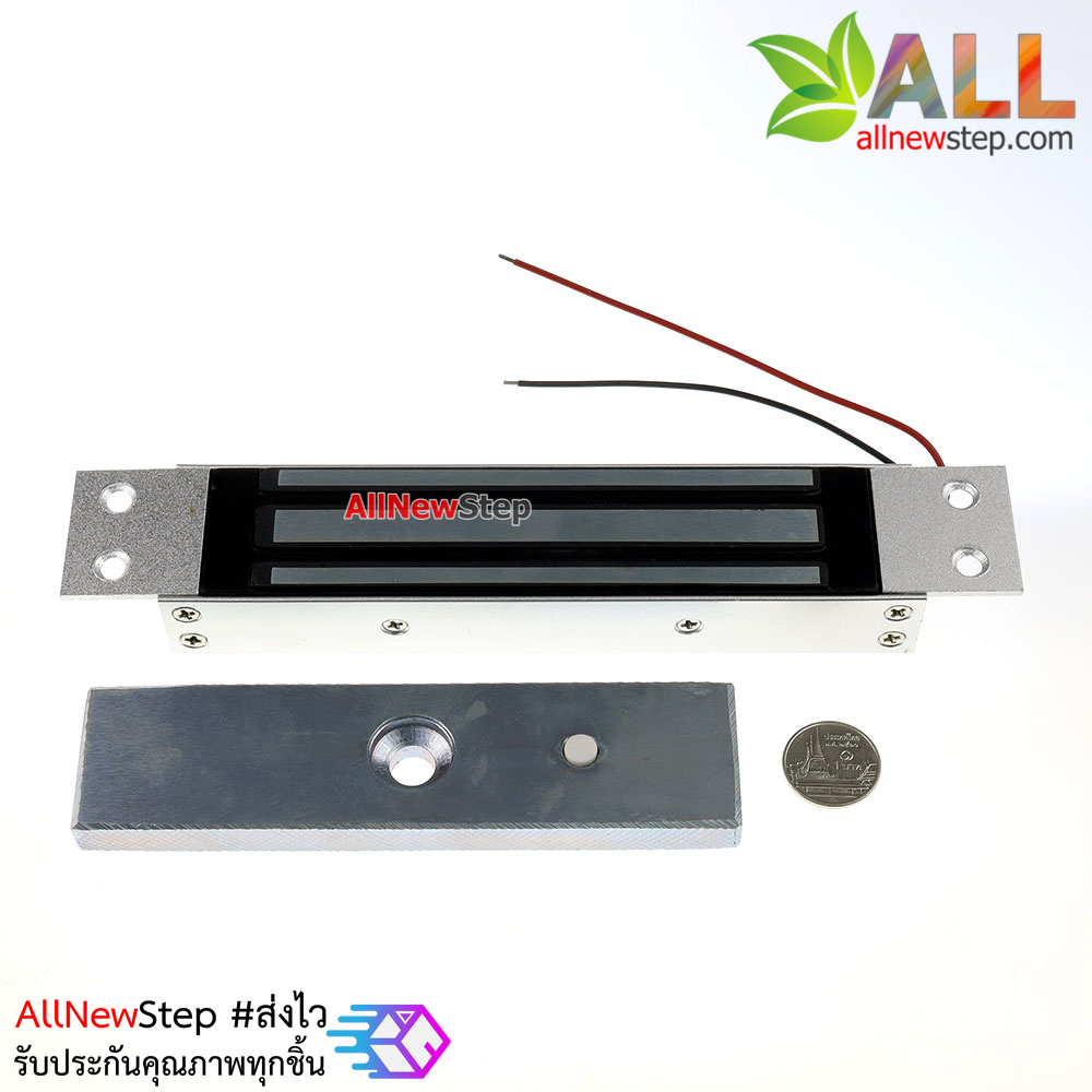 กลอนแม่เหล็กไฟฟ้า กลอนไฟฟ้า Magnetic Lock 180 kg 12V