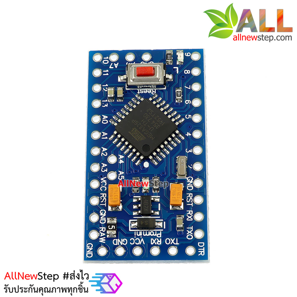 Pro Mini 3.3V พร้อม Pin Header บอร์ด Arduino Compatible