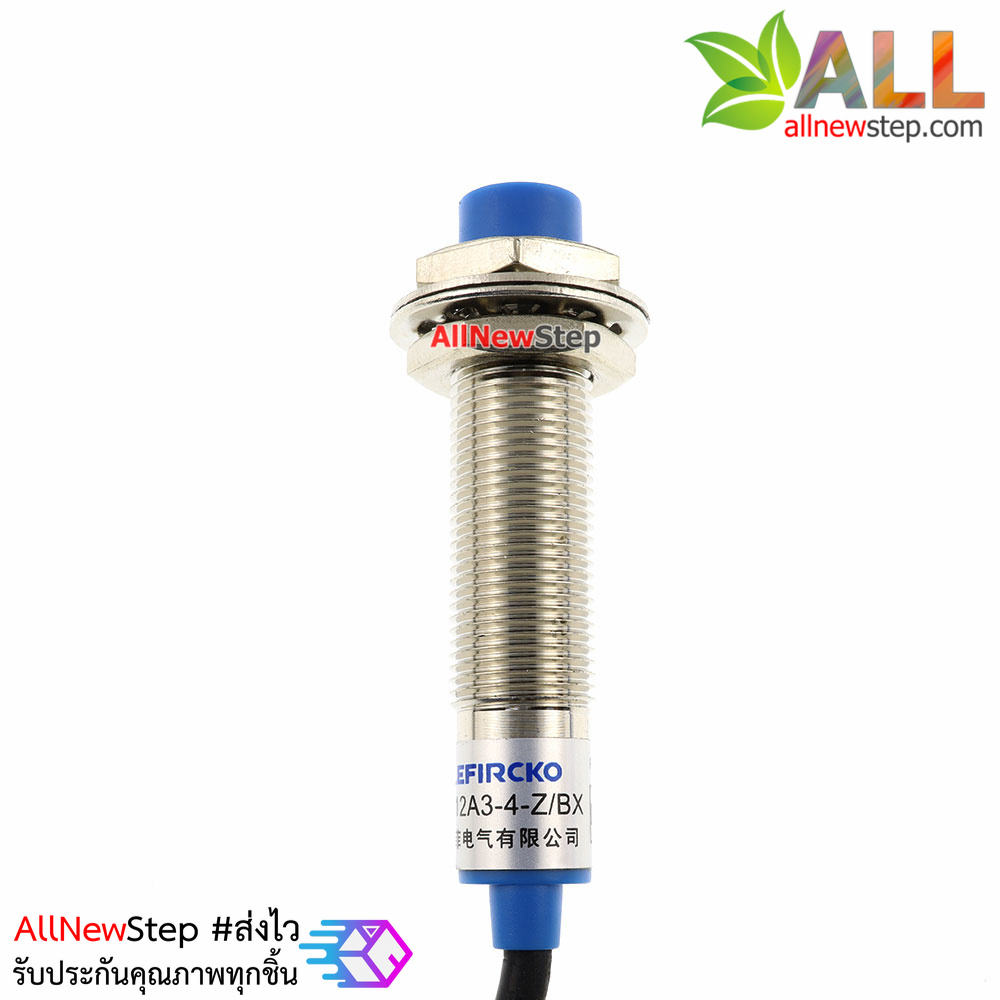 Inductive Proximity Sensor Detection Switch LJ12A3-4-Z/BX NPN NO ปกติเปิด เซนเซอร์ตรวจจับโลหะระยะสูงสุด 4mm