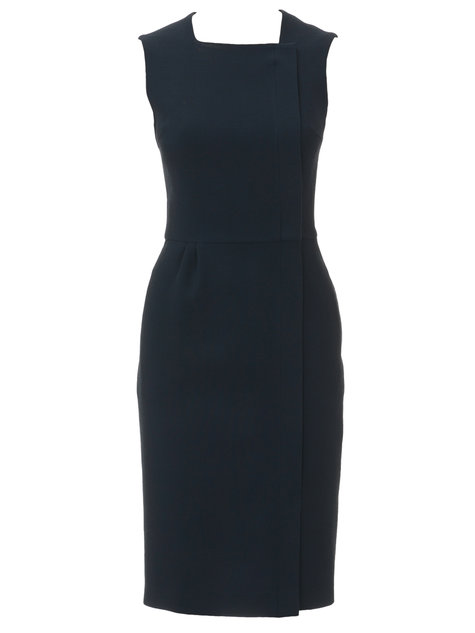 แพทเทิร์นเดรสทำงานเข้ารูป แขนกุด อกป้าย (เลือกไซส์ที่ตัวเลือกสินค้า)