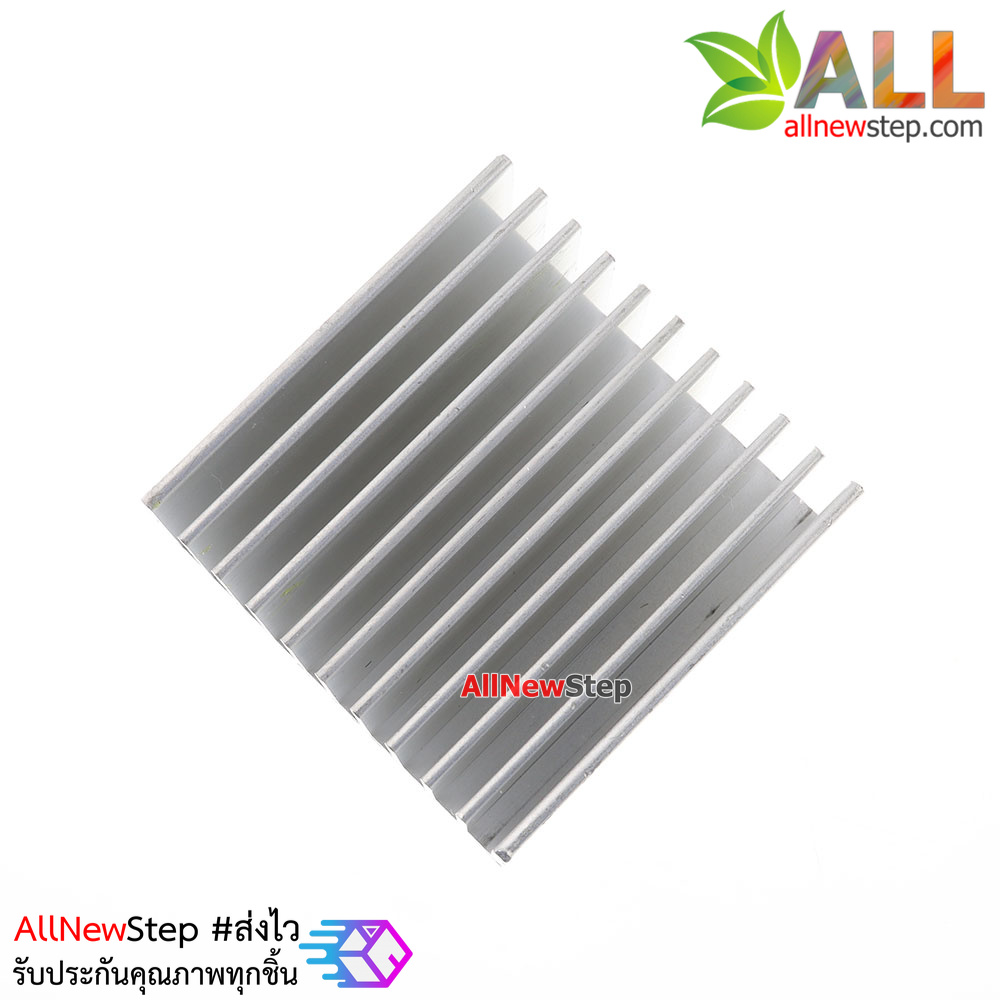 แผ่นระบายความร้อน Heatsnk Pure Aluminum chip heat sink power amplifier 40x40x20MM