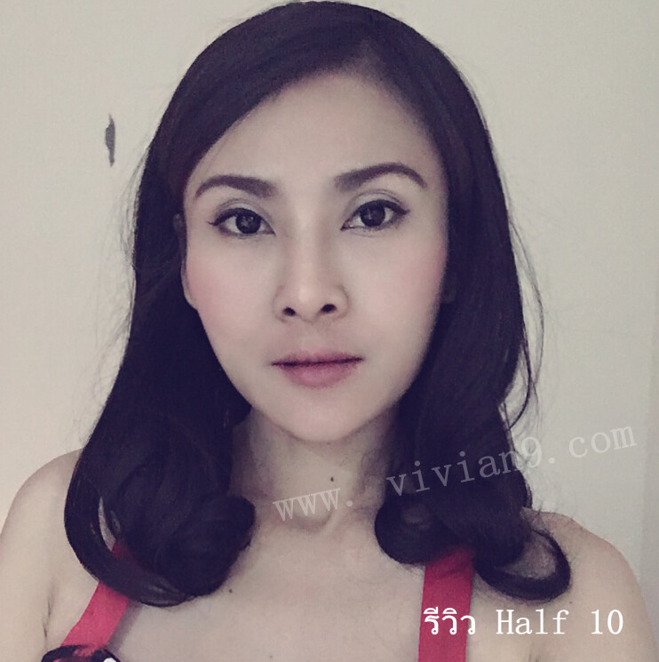 Half 10 วิกครึ่งหัว ปลายลอน คลุมเลยไหล่ ทรงสวยมากคะ ( ทรงผมเเละเส้นผมเหมือนจริงเกือบ 100% )
