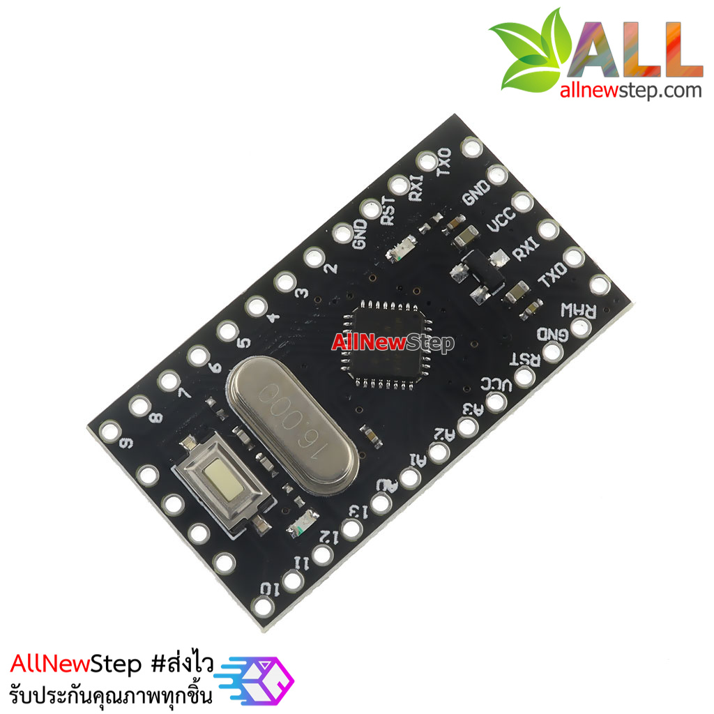 Pro mini Atmega168P 5V 16Mhz บอร์ด Arduino Compatible
