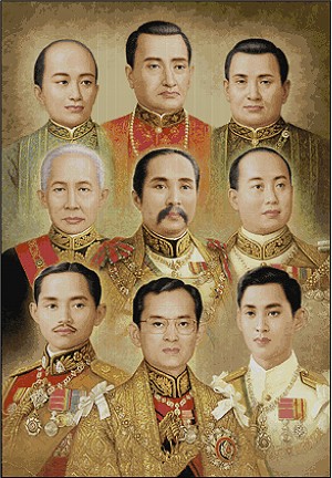 Pinn 9 รัชกาล (สี)